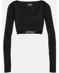 Off-White c/o Virgil Abloh - Cropped-Top - Lyst