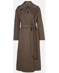 Max Mara - Luna Virgin Wool Wrap Coat - Lyst