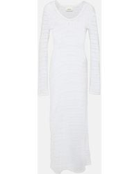 Isabel Marant - Vestido Largo De Mezcla De Algodon - Lyst