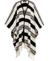 Etro Poncho In Silk Kimono in Pink Save 2% Womens Clothing Jumpers and knitwear Ponchos and poncho dresses 