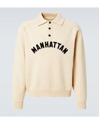 Bode - Polo Manhattan De Lana Con Aplique - Lyst