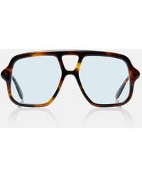Loewe - Slim Navigator Sunglasses - Lyst