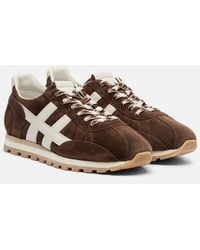 Hogan - Cool Allacciato H Suede Sneakers - Lyst