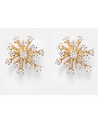 Sydney Evan - Burst Small 14Kt Earrings With Diamonds - Lyst