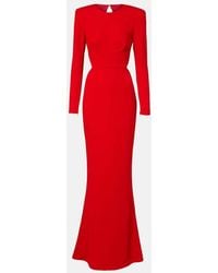 Stella McCartney - Robe Aus Crepe - Lyst