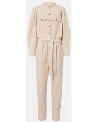 Isabel Marant - Combinaison Kellen En Coton A Broderies Anglaises - Lyst