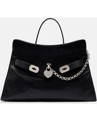 McQueen - Locke Medium Leather Tote Bag - Lyst