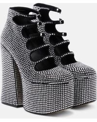 Marc Jacobs - Kiki Embellished Suede Ankle Boots - Lyst