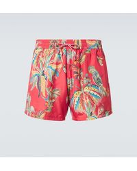 Etro - Printed Swim Trunks - Lyst