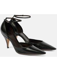 The Row - Uxor Leather Pumps - Lyst