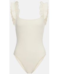 Karla Colletto - Willow Ruffled Swimsuit - Lyst