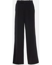 Proenza Schouler - Weyes High-Rise Crepe Straight Pants - Lyst