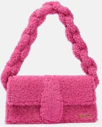 Jacquemus - Borsa Le Bambidou In Shearling - Lyst