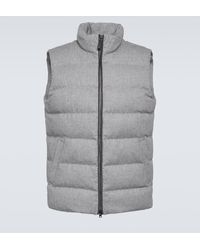 Herno - Cashmere And Silk Down Vest - Lyst