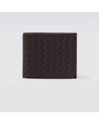 Bottega Veneta - Intreccio Leather Bifold Wallet - Lyst