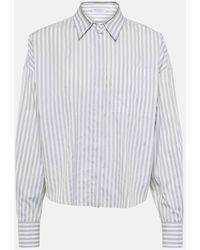 Brunello Cucinelli - Hemd Aus Baumwolle Und Seide - Lyst
