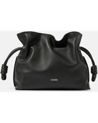 Loewe - Flamenco Mini Leather Clutch - Lyst