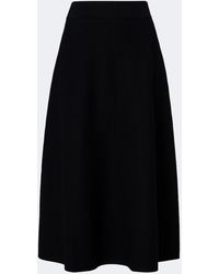 Max Mara - Knitted A-Line Midi Skirt - Lyst