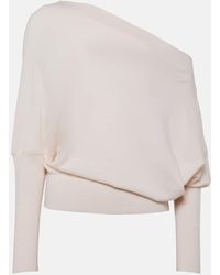 Altuzarra - Grainge Off-Shoulder Cashmere Sweater - Lyst