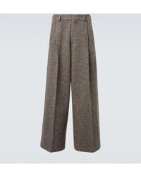 Dries Van Noten - Wool-Blend Wide-Leg Pants - Lyst