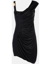 Versace - Abito Medusa `95 corto drappeggiato - Lyst
