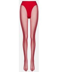 Mugler - Strumpfhose Re/Edit - Lyst