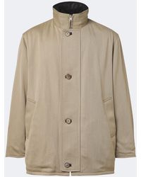 AURALEE - Reversible Leather And Wool Jacket - Lyst