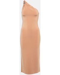 Galvan London - Abito Midi Monospalla - Lyst
