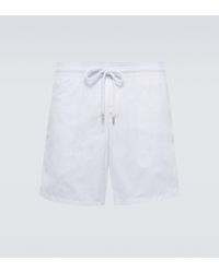 Vilebrequin Drawstring Swim Shorts - White