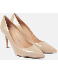 Gianvito Rossi - Gianvito 85 Patent Leather Pumps - Lyst
