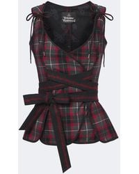 Vivienne Westwood - Roxy Tartan Wool Top - Lyst