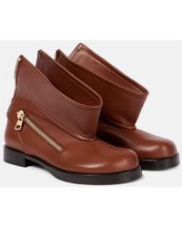 JW Anderson - Leather Biker Boots - Lyst