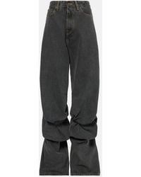Y. Project - Evergreen Draped Cuff Wide-Leg Jeans - Lyst