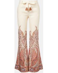 Zimmermann - Pantaloni Flared - Lyst