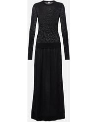 TOTEME - Silk-Blend Maxi Dress - Lyst