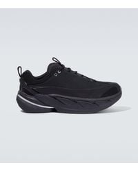 Hoka One One - Elevon X Leather-Trimmed Sneakers - Lyst