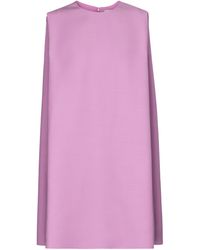 Valentino Minikleid aus Wolle und Seide - Pink