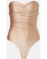 JADE Swim - Yara Ruched Swimsuit - Lyst