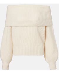 Jardin Des Orangers - Off-Shoulder Cashmere And Silk Sweater - Lyst