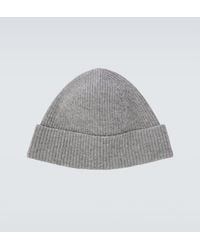 ZEGNA - Ribbed-Knit Cashmere Beanie - Lyst