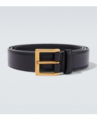 Saint Laurent - Vadim Leather Belt - Lyst
