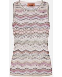 Missoni - Zigzag Sequined Lame Top - Lyst