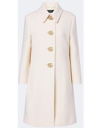 Gucci - Gg Marmont Wool Coat - Lyst