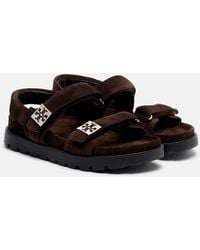 Tory Burch - Mellow Suede Sandals - Lyst