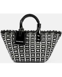 Balenciaga - Tote Bistro Basket XS aus Lederimitat - Lyst