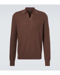 ZEGNA - Cashmere Half-Zip Sweater - Lyst