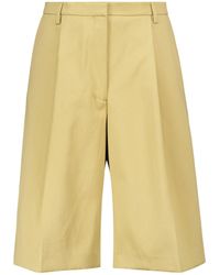 Dries Van Noten Baumwolle Shorts aus Baumwolle in Gelb Damen Bekleidung Kurze Hosen Knielange Shorts und lange Shorts 