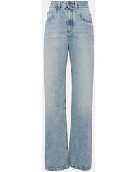 Brunello Cucinelli - Jeans regular a vita alta - Lyst
