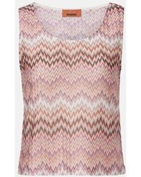 Missoni - Zigzag Knitted Top - Lyst
