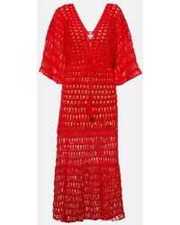 Anna Kosturova - Marissa Crochet Cotton Maxi Dress - Lyst